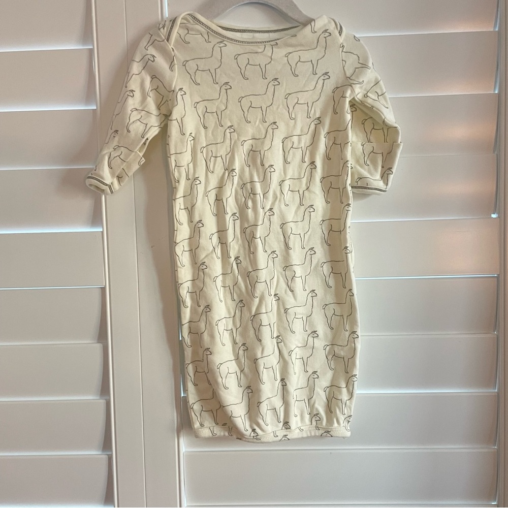 Touched by Nature Llama Print Sleeper Size 6m